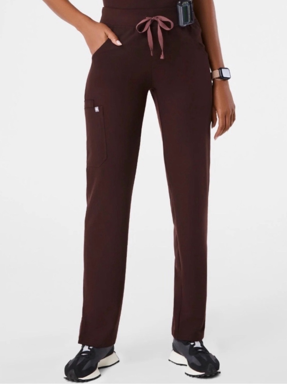 Figs Women's Dark Brown  Petite  XS Kade Cargo pants Espresso
